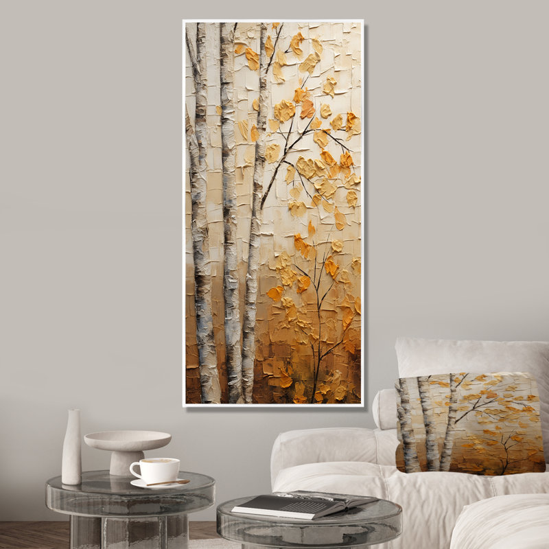 Arbre de minimalisme américain Basswood II - arbre, art mural, Black Picture Framed, 44" H x 34" W