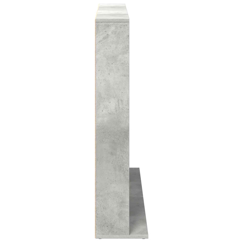 97.5 cm H Media Shelves, Concrete Grey