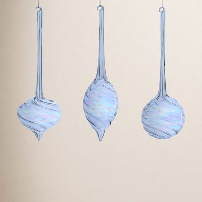 10" Glass Finial Ornament