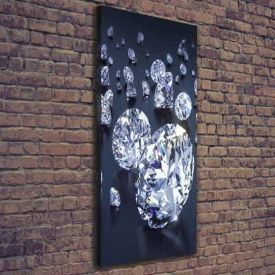 Diamonds - Wrapped Canvas Print