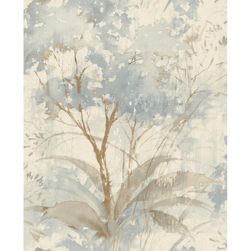 Papier peint Mistwood Blue Forest, Bleu