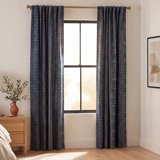 Kodi Batik Indigo Curtain Panel