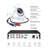 8CH DVR Security Camera System, 4pcs 1080P Dome Outdoor Security Cameras, Motion Detection