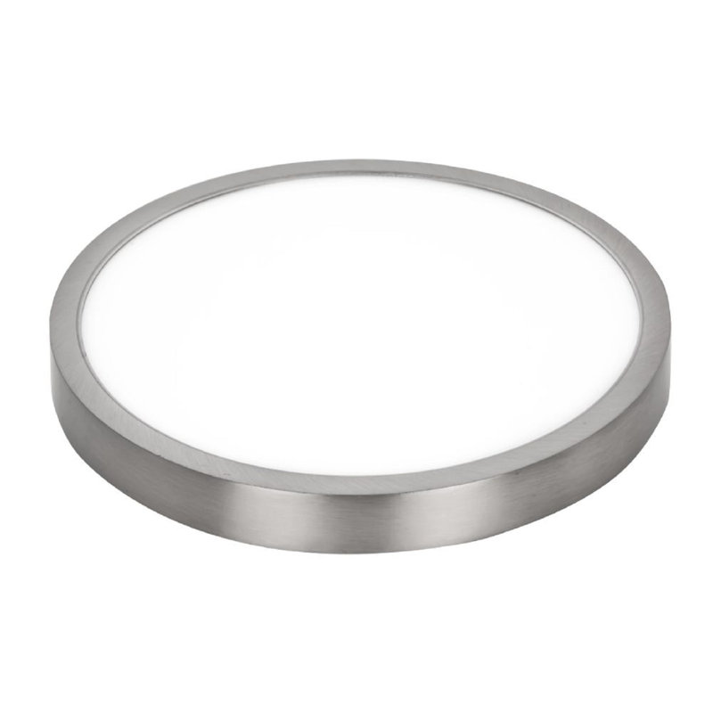 Teleo LED Flush Mount, 2.5cm H x 17cm W x 17cm D, White