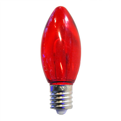 C9 LED U Filament Clear Bulbs