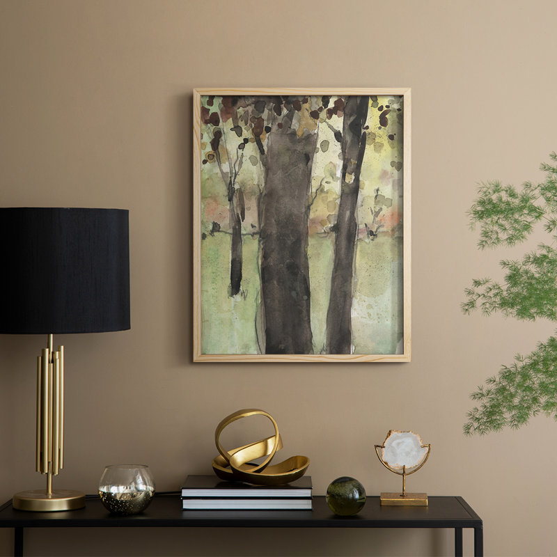 Under the Tree Confetti II, reproduction encadrée - bois massif, H 11 po x l 9 po