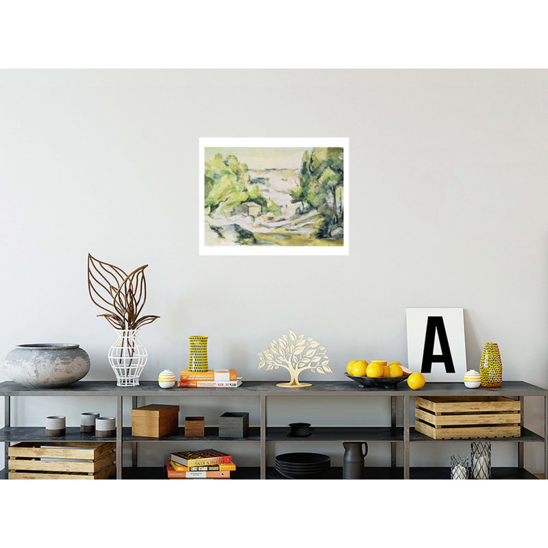 «Countryside in Provence», Paul Cézanne, estampe numérique, H 22 po x l 28 po
