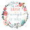 «Harriet Floral Teacher Inspiration II» par Wild Apple Portfolio - impression sur toile tendue
