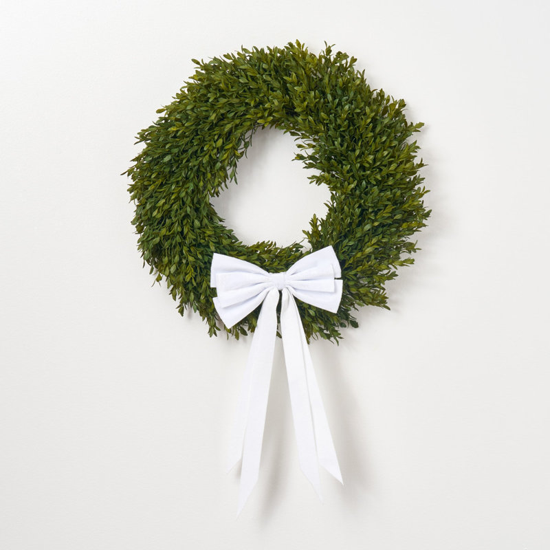 Ensemble de 3 nœuds de Noël en velours blanc neige élégant Elegant