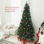 Arbre de Noël artificiel, arbre de Noël avec 2132 branches, ouverture automatique, décoration des Fêtes avec base en acier pour le bureau personnel-1496391485