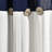 Lush Decor Linen Button Cafe Curtains Pair Kitchen Tier (Set of 2)-62170949-62170947