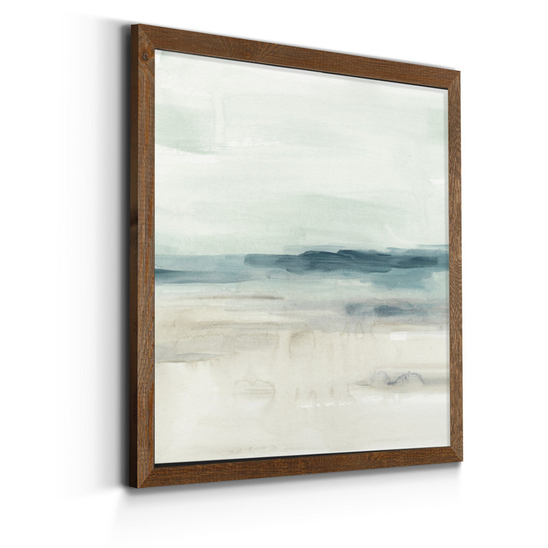 Blue Sands II, reproduction d’art sur toile encadrée, H 17 po x l 17 po x P 1,5 po, Érable