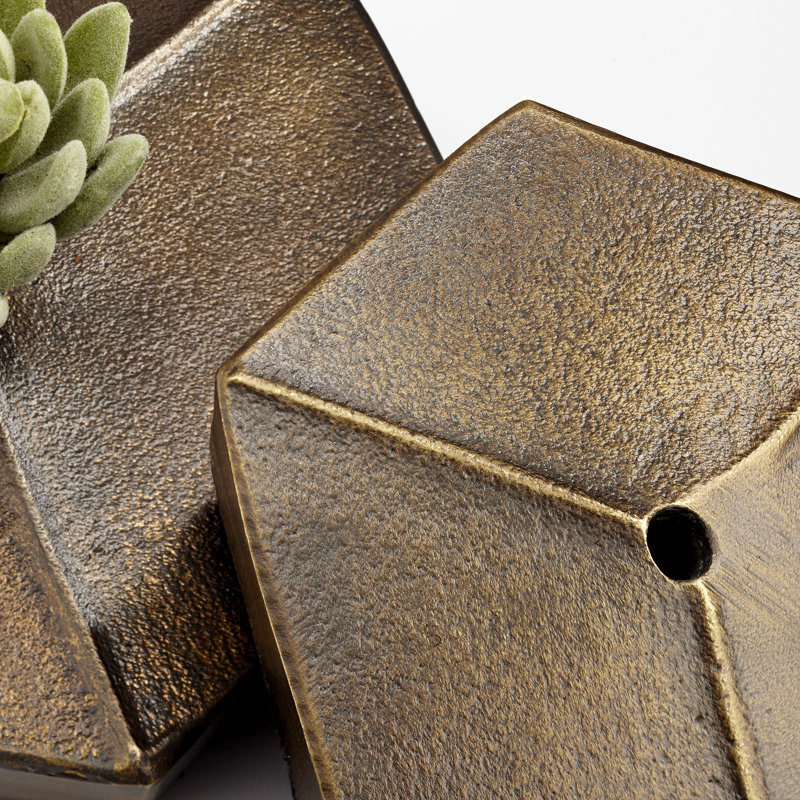 Sei Bud Ceramic / Porcelain Table Vase, 1.75" H x 5.75" W x 5" D