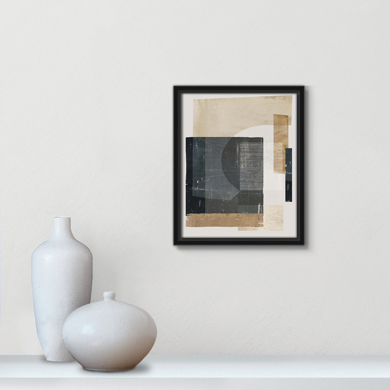 Hometown Glory - reproduction de cadre flottant sur toile, L 9,5 po x H 11,5 po, Noir