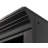 Abby Modern Wood Lower Doors Bookcase - Black