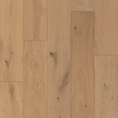 Adriatica Oak 7 1/2-in W x 14 mm T x Varying Length Wire Brushed Engineered Hardwood Flooring