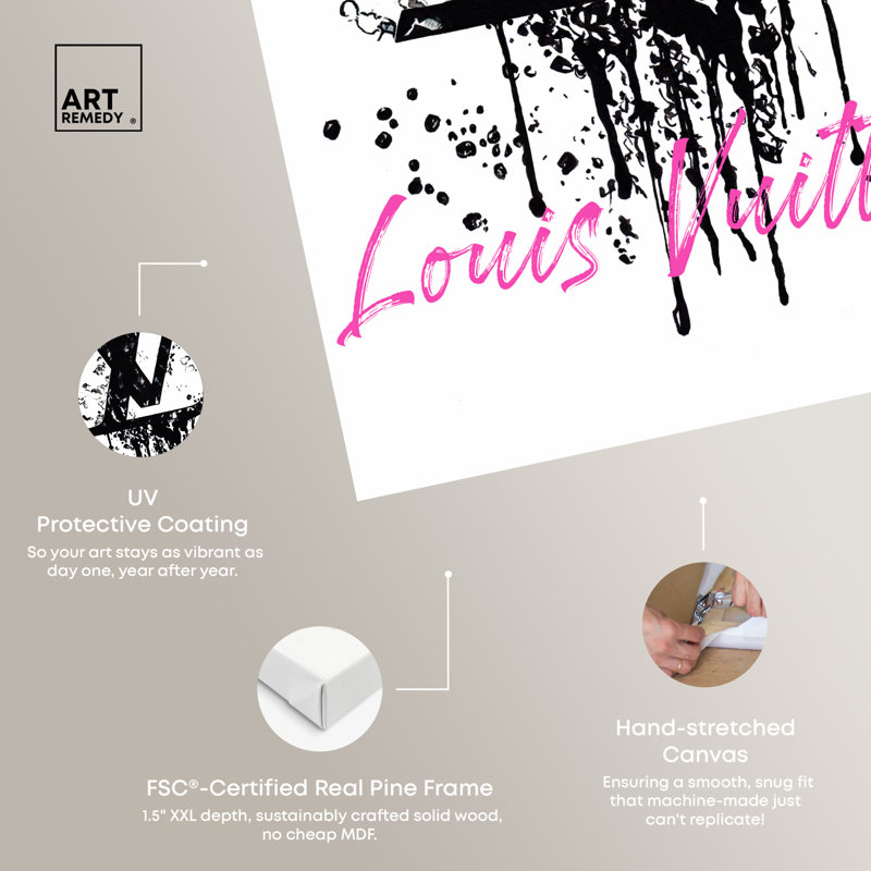«Doll Memories - Louis Drip», art mural sur toile par Art Remedy, H 45 po x l 30 po, Toile tendue, Peinture sans cadre