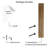 Vertell Long Wall Shelf, Industrial Pipe Shelving, Wooden Book Shelves for Living Room, Shelf Décor-713246780