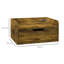 40cm W Engineered Wood Bedside Table