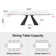 63'' to 94.5” Extendable Dining Table For 8-10 with Sintered Stone Tabletop and Metal Base