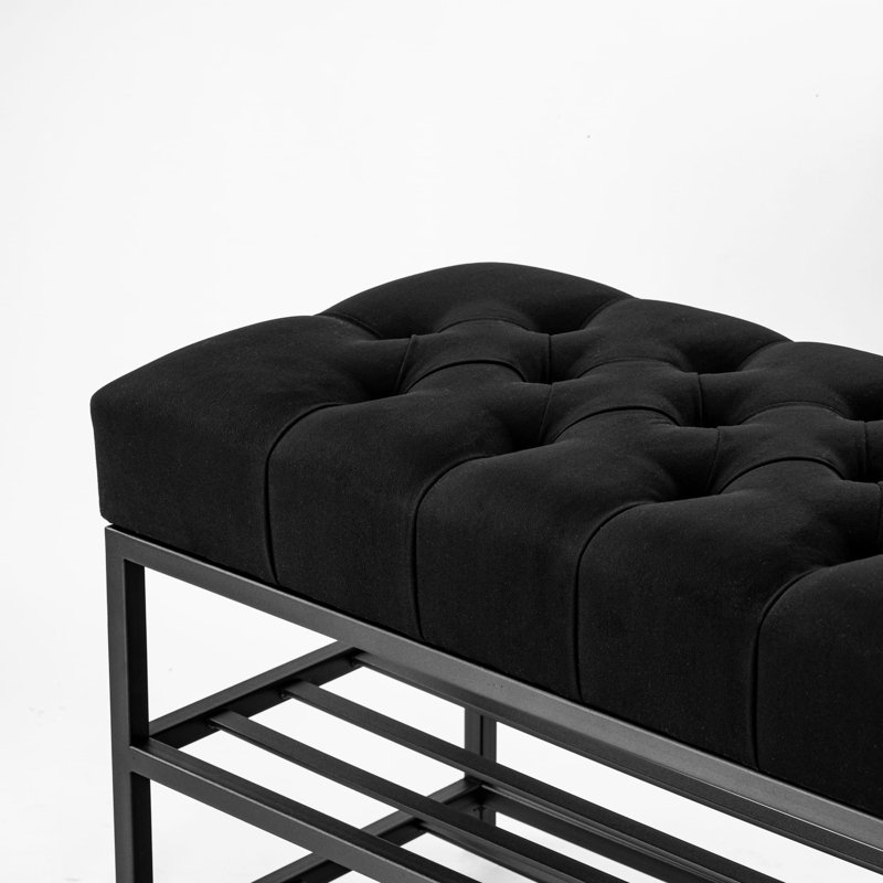 Avaeah Upholstered Storage Bench, 45cm H x 60 cm W x 40cm D