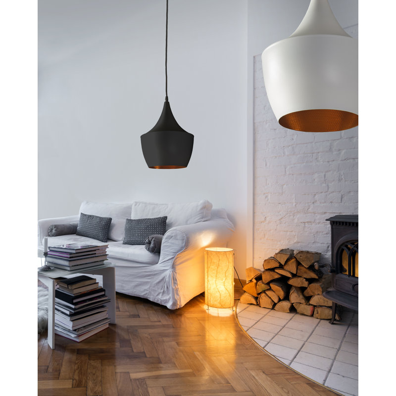 Orient 1 - Light Unique/Statement Pendant, White/Gold, White