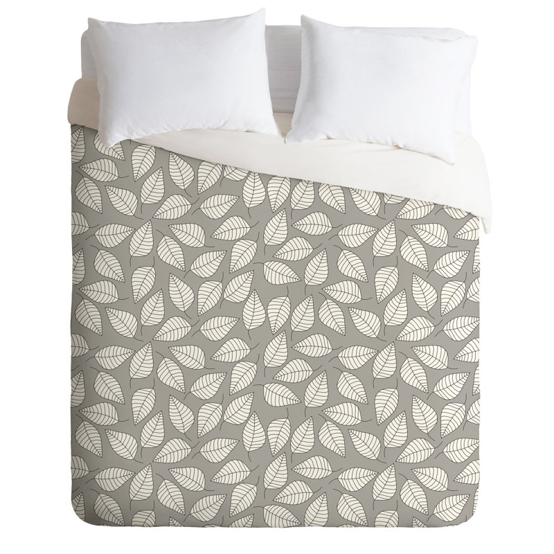 Ensemble de housse de couette Leafy, Housse de couette pour très grand lit et 2 très 