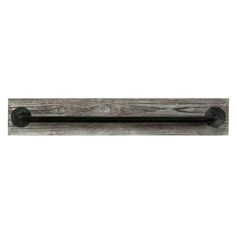 Barre à serviettes murale 27,55 po, Brun