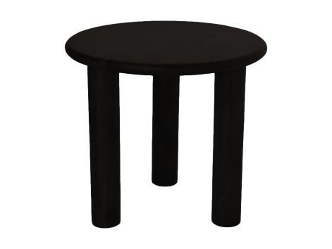 Blina Solid Wood End Table, Black