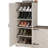 52"farmhouse Shoe Cabinet L-shaped Shoe Bench-650253133