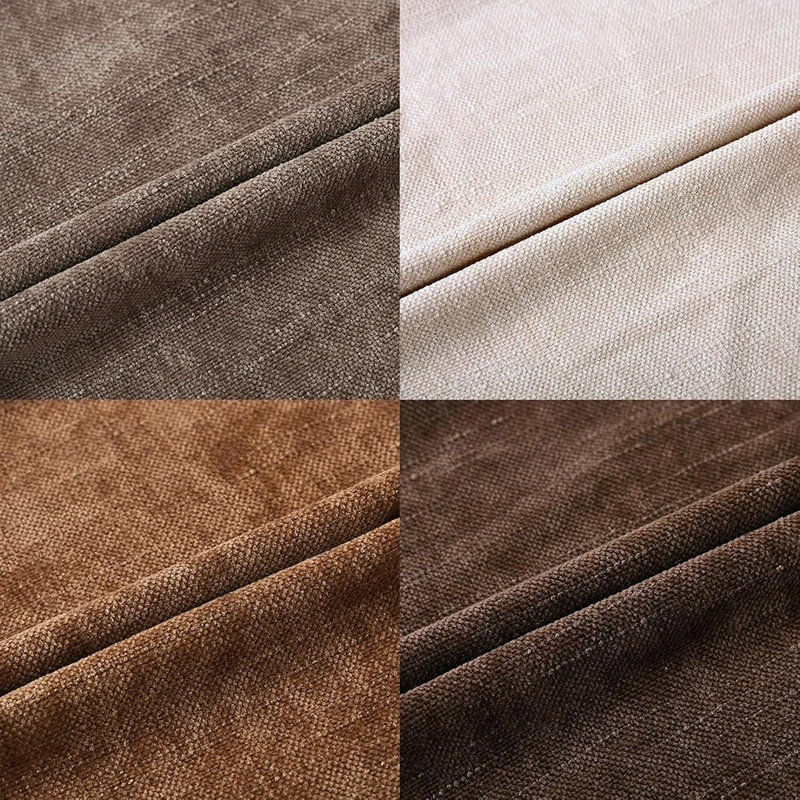 Ensemble de 4 housses de coussins texturés, housses de coussin décoratives douces 18 po x 18 po, beige, taupe et brun