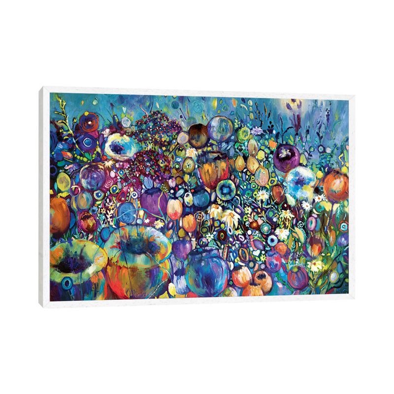 Autumn by Sue Gardner - Painting on Canvas, White Framed, 66.04 cm H x 45.72 cm W