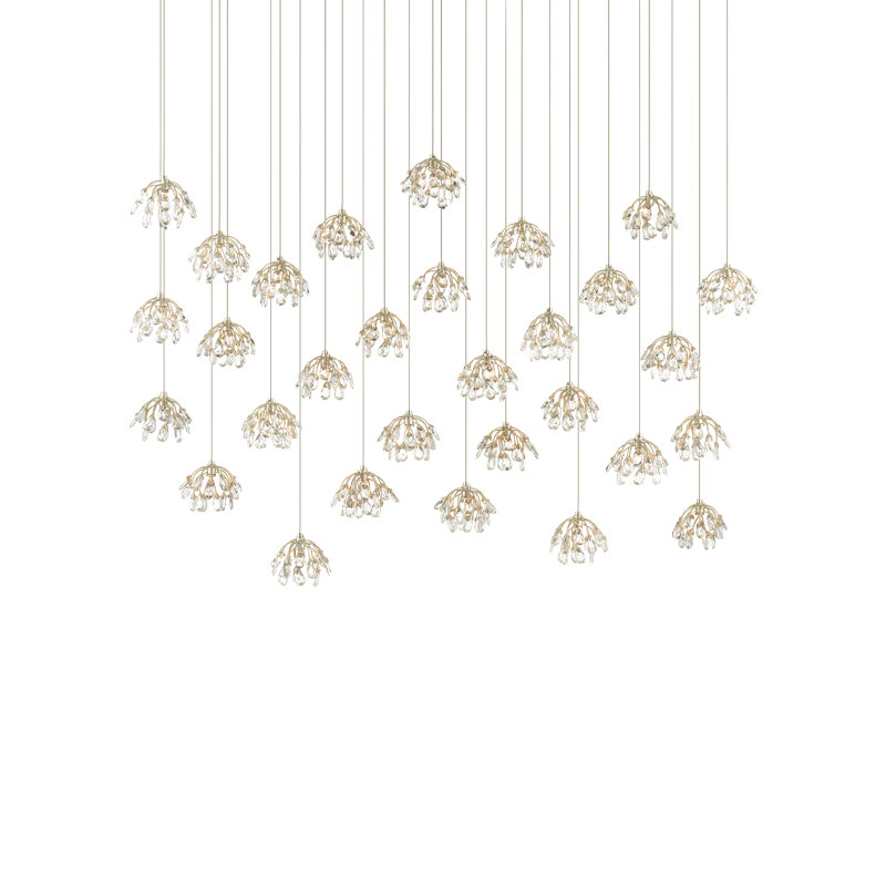 Luminaire suspendu en cristal 30 lumières