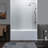 Flint 60" x 30" Acrylic Alcove Soaking Bathtub with Drain & Overflow, Available in 5 Finishes-90182514-49416749