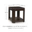 Table de bout Criddle