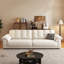 Canapé modulaire en chenille blanc crème-515023934-515023933-515023932