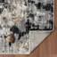 Tapis texturé abstrait à poils longs et courts-376325613