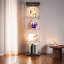 Vitrine lumineuse en verre avec 4 tablettes