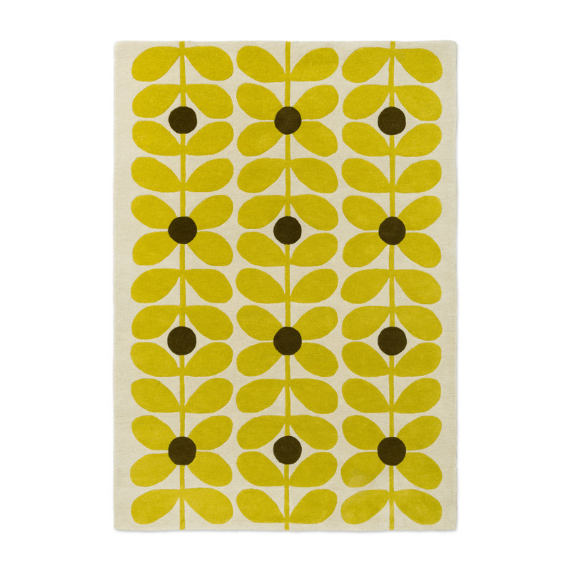 Hand Tufted Wool Floral Area Rug, Rectangle 6'7" x 9'2"