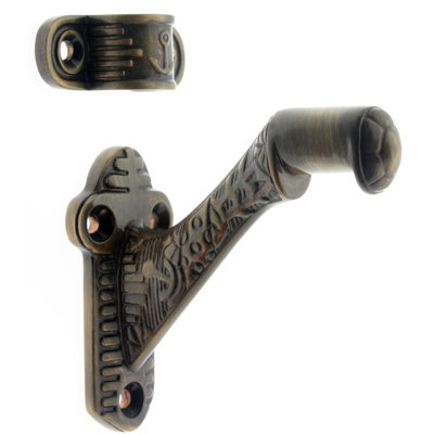 Windsor Solid Brass Hand Rail Bracket