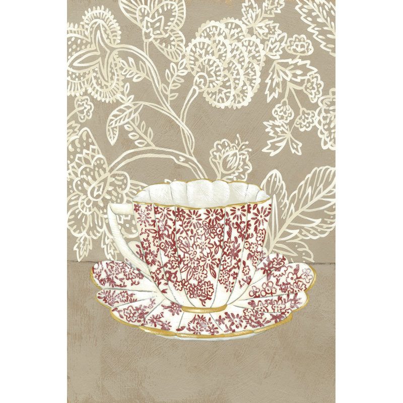 High Tea IV 1 Piece Wrapped Canvas Wall Art, 122cm H x 81cm W
