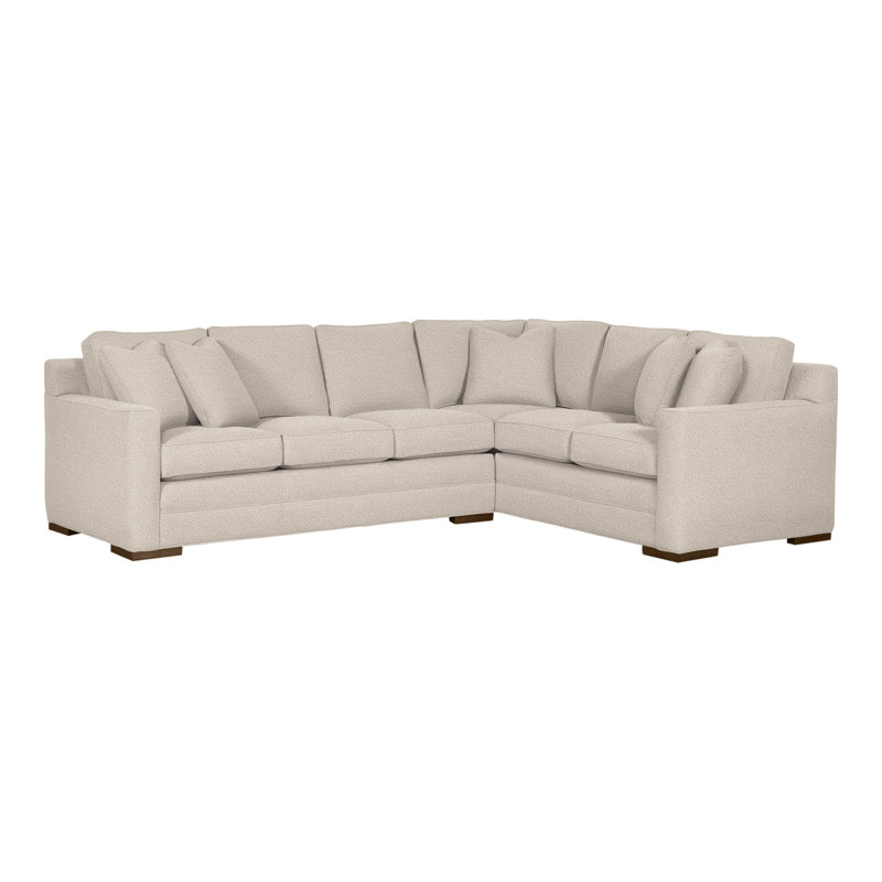 Summerton Upholstered L-Shaped Sectional Right Hand Facing, Nadia Steam, Havana