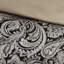 Édredon très grand lit avec draps en coton noir. Contient un édredon, des taies décoratives, des oreillers. Magnifique motif cachemire. Luxueux et doux. Lavable Splendide respirant-124826314-124826316