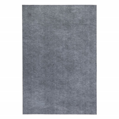 Sous-tapis tout-en-un 8 pi x 10 pi gris
