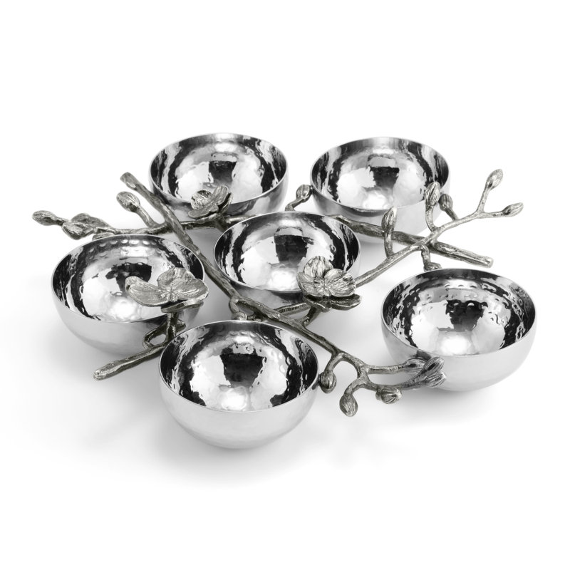 Orchid Seder Plate, Black