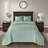 Reversible Bedspread Set With Antimicrobial Treatment, Oversized For Better Drape, Full Size-122502135-122502140