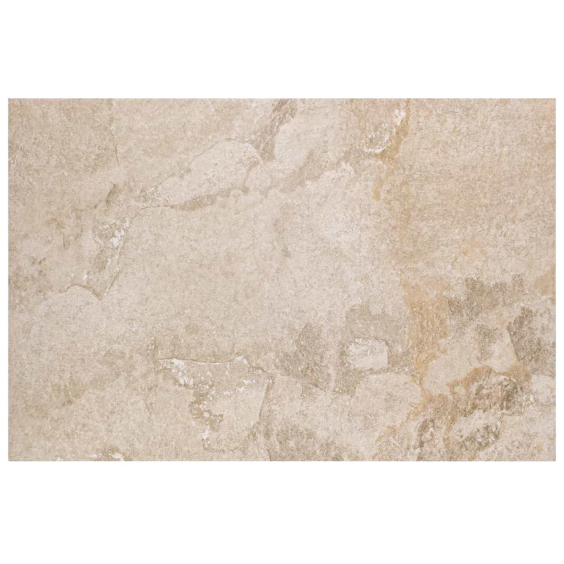 Shala 18x26 Matte Porcelain Tile, Sand Beige