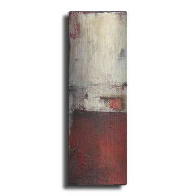 «Red Box I» par Erin Ashley, art mural en métal Red Barrel Studio®