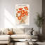 Flower Market. Barcelona Contemporary Poppy Flower Wall Art Print-1805459457