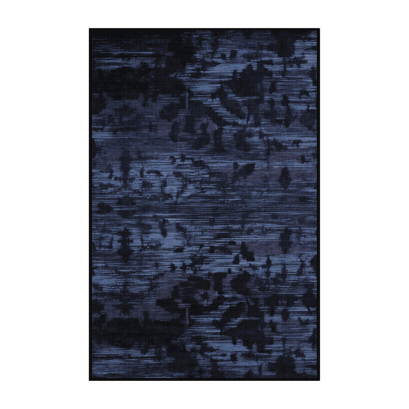Machine Washable Abstract Gray Area Rug, Rectangle 2' x 3'